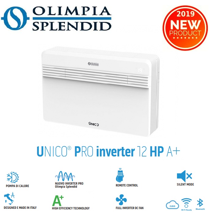 CLIMATIZZATORE CONDIZIONATORE OLIMPIA SPLENDID UNICO® PRO inverter 12 HP A+ Cod. 01866